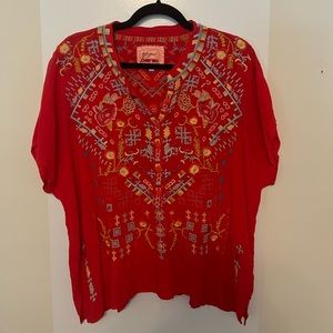 Johnny Was button down blouse